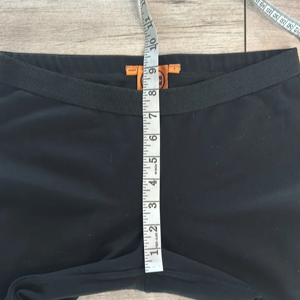 Tory Burch Black leather lined legging Riding Pants size small